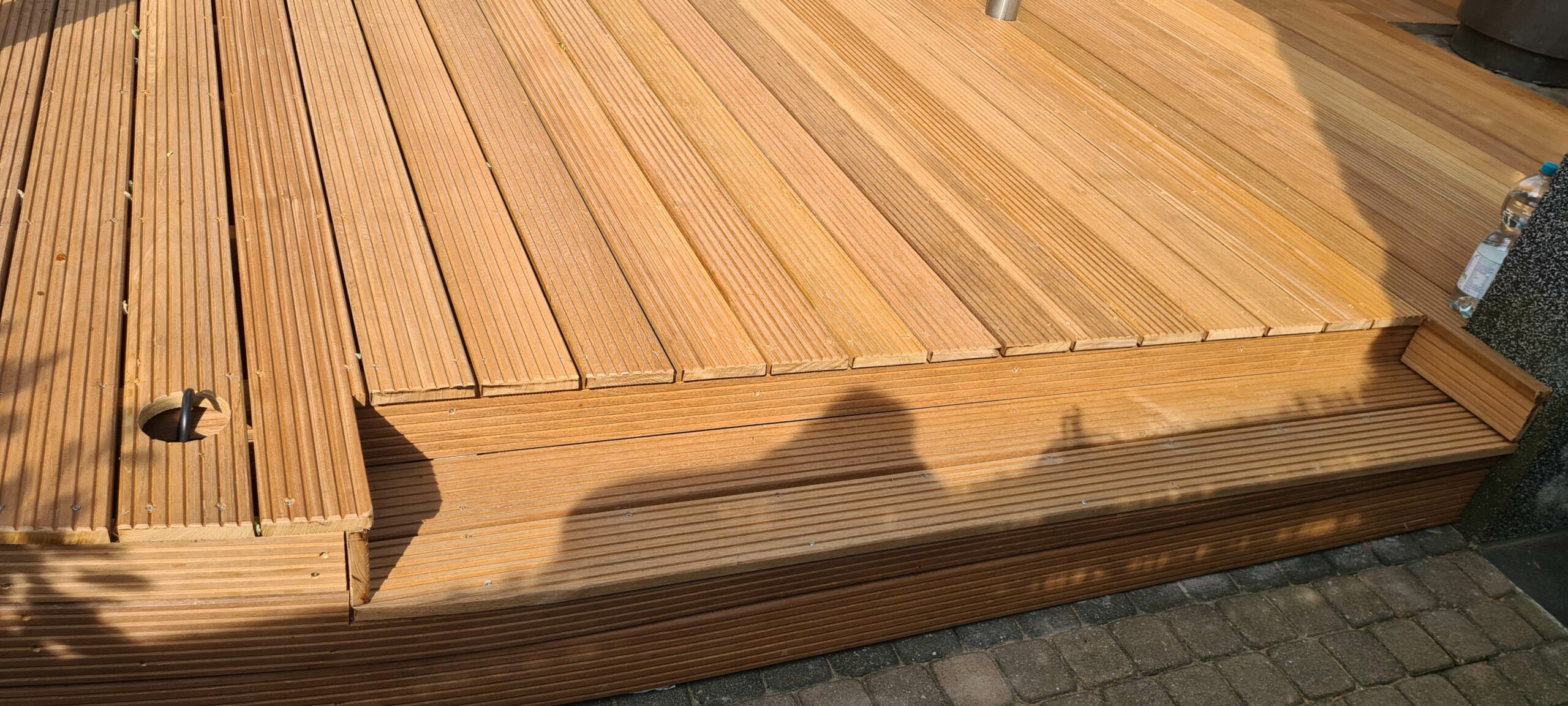Terassenverlegung – Bangkirai Terrassendielen